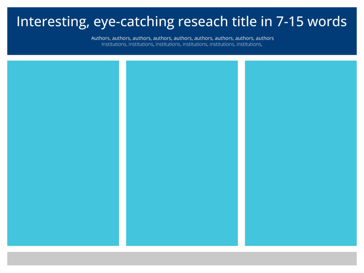 How to write an eye-catching title for your scientific poster that will attract visitors