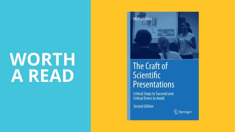 Worth a read: The Craft of Scientific Presentations