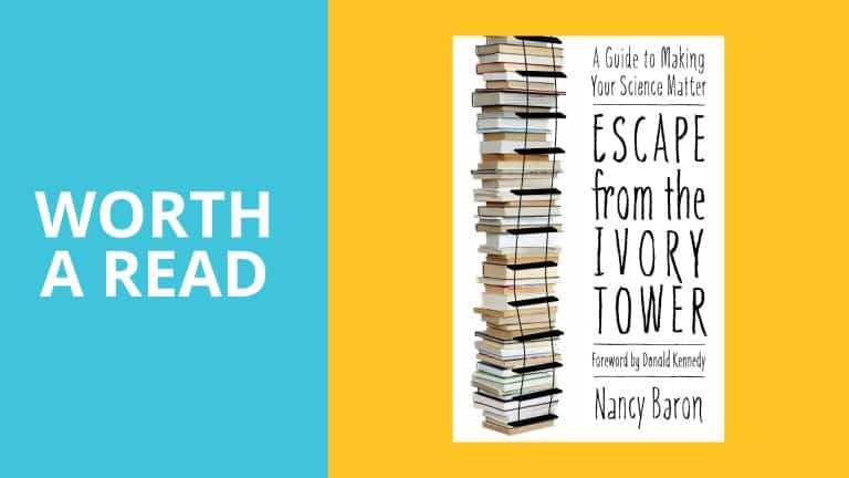 Worth a read: Escape from the Ivory Tower